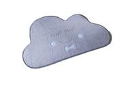 Tapete Formato Baby Antiderrapante Nuvem Cinza e Azul