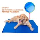 Tapete Gelado G - 60 Cms X 90 Cms Chalesco para Cães