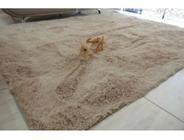 Tapete Grande 2,00x2,40 Sala Peludo Felpudo Costa Oro Shaggy