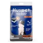 Tapete Higiênico Huspet Super Premium 80x60 para Cães - 30 Unidades
