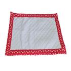 Tapete Higiênico Impermeavel Médio Branco Ossinho Vermelho