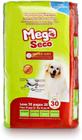 Tapete Higiênico Mega Seco 30 Unidades 65x60cm Cães Cachorro