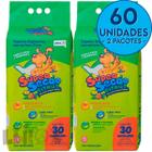Tapete Higienico P/ Cachorro Cães Super Secão 80x60 - 60 Unid