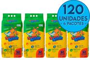 Tapete Higiênico Para Cães 80x60 Super Secão Pet 120 un