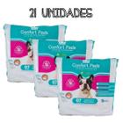 Tapete Higiênico para cães Confort 7un 60x55 kit com 3 pacotes - CONFORT PET