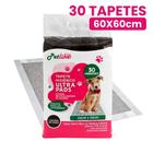 Tapete Higiênico para Cães Ultra Pads 60x60 30 Unidades Carvão Petlike Original