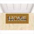 Tapete home swet home 70x30 fundo ouro