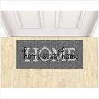 Tapete home swet home cinza 70x30 medida porta