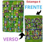 Tapete Infantil 180x120 Dupla Face Emborrachado 3mm Atividade Tatame Dobrável mácio