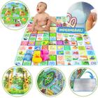 Tapete Infantil de Atividades Gigante Térmico Tatame Educativo Para Bebê 1,80m x 1,20m