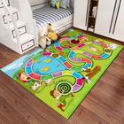 Tapete Infantil Kids Infantil 100cm X 140cm Quarto Playground Belga Anti derrapante