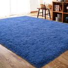 Tapete ISEAU Fluffy Soft Shaggy Area 180 cm x 270 cm Light Navy