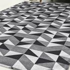 Tapete Jacquard Geométrico 1,35M X 2,00M Latéx Preto