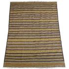 Tapete Kilim Afeganistão Oriental Listrado Dourado 150x200m