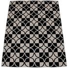 Tapete Kilim Epic Índia Geométrico Branco Preto 1,96 x 2,50m