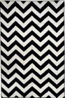 Tapete Kilim Indiano 150x200 - Lã Preto/Cru -