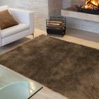 Tapete Luxo Pelo Super Macio Casa Dona Tabaco 200x250cm