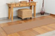 Tapete macio luxo passarela oasis 66x120 quarto sala recepção trilho boutique 100% antiderrapante-nude-oasis