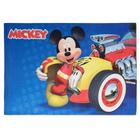 Tapete Mickey Piloto Infantil Criança Bebê 1m Decoração Quarto Sala Banheiro Masculino Disney Azul