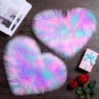 Tapete Mudder Heart Shape Faux Fur 30x40cm (rosa, roxo, verde)