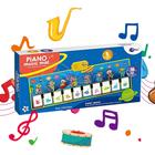 Tapete Musical Infantil Piano Music Mat Touch Animais para Crianças Bebês com 8 instrumentos em 1 - Ozen Star