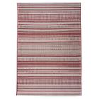 Tapete Nature Listra 200X300 Sisal Listrado Vermelho Tp Bali