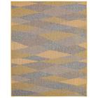 Tapete New Colors Mystic Retangular (200x290cm) Cinza Claro e Amarelo