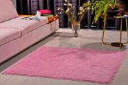 Tapete oasis 100% antiderrapante quadrado luxo toque super macio várias cores quarto sala 2 por 2-rosa-bebe-oasis