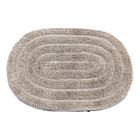 Tapete oval algodão 4 cores - 40cm x 60cm Banheiro Cozinha
