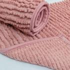 Tapete para Banheiro Bolinha Soft 50x100 Rosa Canyon