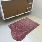 Tapete para Banheiro Quarto Porta Antiderrapante Macio soft 50x70cm Athenas - ROZAC