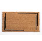 Tapete para Entrada Linea em Fibra de Coco 60x33cm - Kapazi