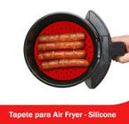 Tapete para Fritadeira Eletrica Redondo 20 22 24 cm - Forro Air Fryer - Ar frai - Silicone reutilizável - PANAMI