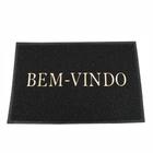 Tapete Para Porta Vinil Cor Preto CK1254 - CLINK