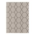 Tapete para Sala Funcional Hexagonal 60 Areia 1,50X2,00M