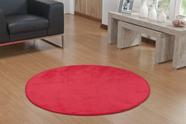 Tapete para Sala Redondo Premium - 150 cm - Vermelho