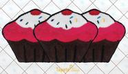 Tapete Passadeira 0,60 X 1,38 Formato Cupcakes - Frufru