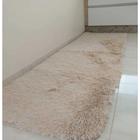 Tapete Passadeira Sala Quarto Felpudo 2,00x0,55 Corredor Peludo Macio Luxo Shaggy