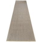 Tapete Passadeira Trilho Sisal Premium Bege Caramelo Palha Antiderrapante 0,66 x 2,00m