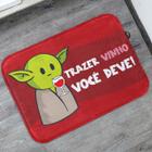 Tapete Porta de Entrada Star Wars Trazer Vinho Você Deve