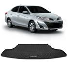 Tapete Porta Malas Bandeja Toyota Yaris Sedan 2018 2019 2020 Preto em PVC Impermeável 1 Peça Shutt