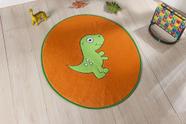 Tapete Premium Baby Dino Baby 78cm x 68cm Laranja Guga Tapetes