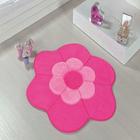 Tapete Premium Baby Margarida Dupla 70cm x 70cm Pink Guga Tapetes