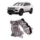 Tapete preto fosco Interno Jeep Compass 2016/2022