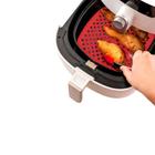 Tapete Protetor Air Fryer Silicone Quadrado Vermelho 19Cm - Loja Coisaria