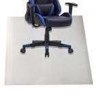 Tapete Protetor De Piso Flexível P/Cadeira contra Riscos Dello 120x100cm Escritório Home Office