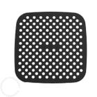 Tapete Protetor Silicone Air Fryer Quadrado Antiaderente 21Cm