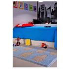 Tapete Quarto Infantil Relevo 100x150cm Antiderrapante Criança - Jazz Kids - oasis