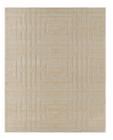 Tapete Realce Eden 3D Alto Relevo 150X200 Cm Creme Marfim