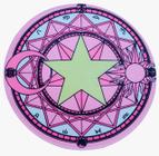 Tapete Redondo Macio Circular Mandala Astrológica Esotérico Antiderrapante